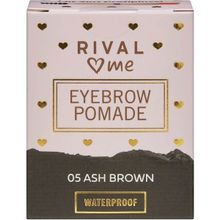Rival Loves Me Suya Dayanıklı No:05 Ash Brown Kaş Pomadı