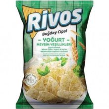 Rivos 56 gr Yoğurt Ve Mevsim Yeşillikleri Buğday Cipsi