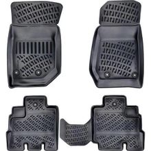 Rizline 3D Siyah Jeep Wrangler Rubicon 2017+ Paspas
