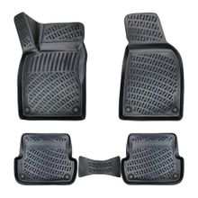 Rizline Audi A4 B6 2001 2006 Siyah 3D Havuzlu Paspas
