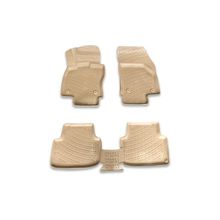 Rizline Audi A4 Sedan 3D B8 2008-2015 Bej Havuzlu Paspas