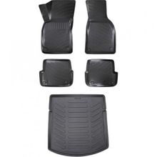 Rizline Audi A4 Siyah 2001-2008 3D Bagaj Havuzu ve Paspas