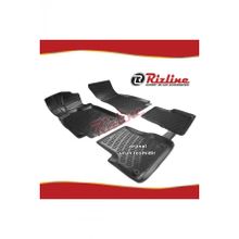 Rizline Audi A6 Siyah Sedan 2011-2015 Arası 4 Parça 3D Havuzlu Paspas