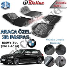 Rizline Bmw 1 Serisi F20 2011-2018 3D Havuzlu Paspas