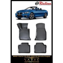 Rizline Bmw 4 Serisi F33 2013 Model Siyah 3D Havuzlu Paspas