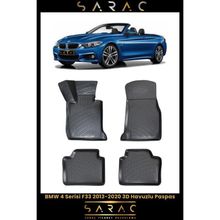 Rizline Bmw 4 Serisi F33 2015 Model Siyah 3D Havuzlu Paspas
