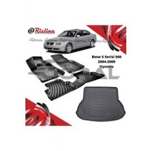 Rizline BMW 5 Serisi E60 2004-2009 Uyumlu Paspas ve Bagaj Havuzu Set