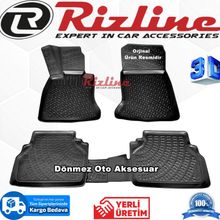 Rizline Bmw E60 5 Serisi 2005 2012 Siyah 3D Havuzlu Paspas