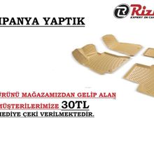 Rizline Bmw E90 2006-12 Bej 3d Havuzlu Paspas