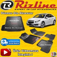 Rizline Chevrolet Cruze Sedan 2009 Sonrası 3D Paspas Bagaj Havuzu