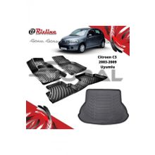 Rizline Citroen C3 2003-2009 Uyumlu Paspas ve Bagaj Havuzu Set