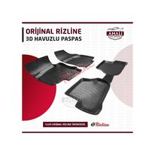 Rizline Citroen C3 Aircross 2019 Sonrası Uyumlu 3D Havuzlu Siyah Paspas