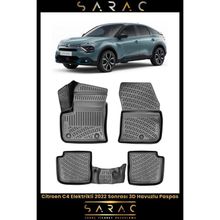 Rizline Citroen C4 Elektrikli 2022 Model 3D Havuzlu Paspas