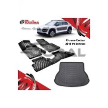 Rizline Citroen Cactus 2015 ve Sonrası Paspas ve Bagaj Havuzu Set