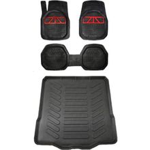 Rizline Dacia Duster 4WD 2014 Siyah 3D Bagaj Havuzu ve Havuzlu Paspas