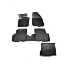 Rizline Dacia Duster 4x2 2010-2018 Arası 3D Havuzlu Paspas + 3D Bagaj Havuzu