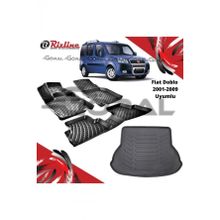Rizline Fiat Doblo 2001-2009 Uyumlu Paspas ve Bagaj Havuzu Set