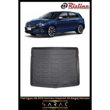 Rizline Fiat Egea HB 2015 Sonrası Stepneli 3D Bagaj Havuzu