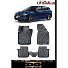 Rizline Fiat Egea HB 2022 Model 3D Havuzlu Paspas