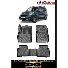 Rizline Fiat Fiorino Dizel 2022 Model 3D Havuzlu Paspas