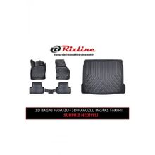 Rizline Fiat Linea 2007 Sonrası 3D Havuzlu Paspas+3D Bagaj Havuzu