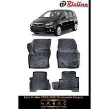 Rizline Ford C-Max 2008 Araca Özel Tasarım 3D Havuzlu Paspas
