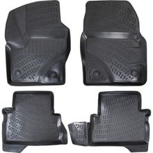 Rizline Ford C-Max 2010 Sonrası Uyumlu 3D Havuzlu Siyah Paspas