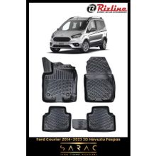 Rizline Ford Courier 2021 Model Siyah 3D Havuzlu Paspas