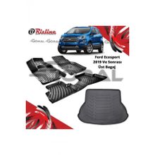 Rizline Ford Ecosport 2019 ve Sonrası Paspas ve Bagaj Üst Havuzu Set