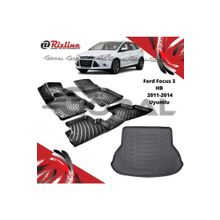 Rizline Ford Focus 3 HB 2011-2014 Uyumlu Paspas ve Bagaj Havuzu Set
