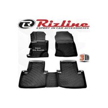 Rizline Honda Civic Sedan 2001 - 2006 Arası Siyah 4'lü Set 3D Havuzlu Paspas