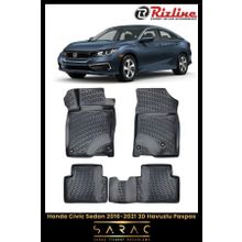 Rizline Honda Civic Sedan 2021 Model Eski Kasa 3D Havuzlu Paspas