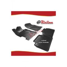 Rizline Honda Civic Siyah Sedan 2007-2012 Arası 4 Parça 3D Havuzlu Paspas