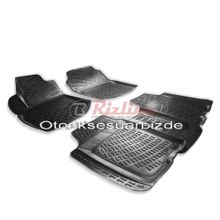 Rizline Honda Jazz 2009-2015 Siyah 3D Havuzlu Paspas