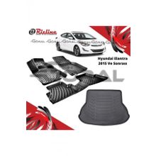 Rizline Hyundai Elantra 2015 ve Sonrası Paspas ve Bagaj Havuzu Set