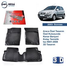 Rizline Hyundai Getz 2003 Sonrası 3d Havuzlu Paspas