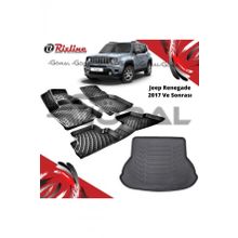 Rizline Jeep Renegade 2017 ve Sonrası Paspas ve Bagaj Havuzu Set