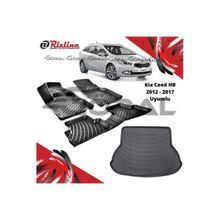 Rizline Kia Ceed HB 2012-2017 Uyumlu Paspas ve Bagaj Havuzu Set