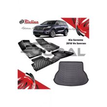 Rizline Kia Sorento 2016 ve Sonrası Paspas ve Bagaj Havuzu Set