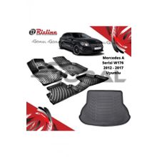 Rizline Mercedes A Serisi W176 2012-2017 Uyumlu Paspas ve Bagaj Havuzu Set