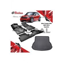 Rizline Mini Cooper R56 2007-2013 Uyumlu Siyah Paspas ve Bagaj Havuzu Set