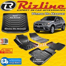 Rizline Mitsubishi Asx Havuzu 2010-2015 Siyah 3D Bagaj Havuzu
