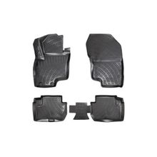 Rizline Mitsubishi Outlander 2010 Uyumlu Araca Özel Tasarım 3D Havuzlu Paspas