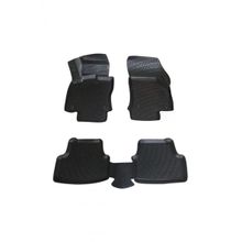 Rizline Mitsubishi Outlander Siyah 3D Havuzlu Paspas