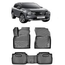 Rizline Nissan X-Trail E-Power 2022 Sonrası 3D Siyah Paspas