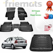 Rizline Opel Astra G Hb 1998 2009 Siyah 3D Havuzlu Paspas