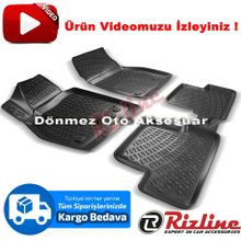 Rizline Opel Astra J Sedan 2012 2019 Siyah 3D Havuzlu Paspas