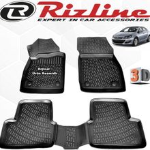 Rizline Opel Astra J Sedan 2019 Sonrası Siyah 4 Parça Set 3D Havuzlu Paspas