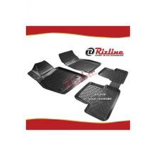 Rizline Opel Astra J Siyah Sedan 2012-2019 Arası 4 Parça 3D Havuzlu Paspas