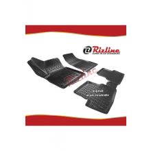 Rizline Opel Astra K Siyah HB 2015-2019 Arası 4 Parça 3D Havuzlu Paspas